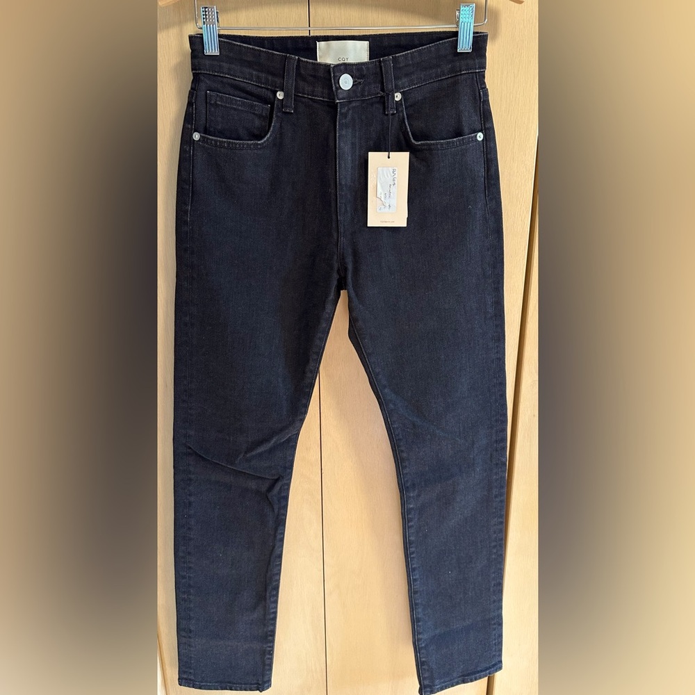 CQY High-Rise Straight Leg Jeans - NWT
